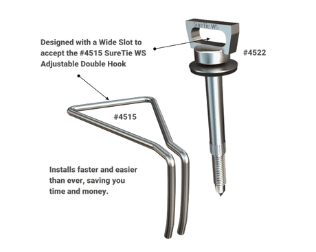 Wirebond SureTie WS Hook Hot Dip Galvanized (100/box)