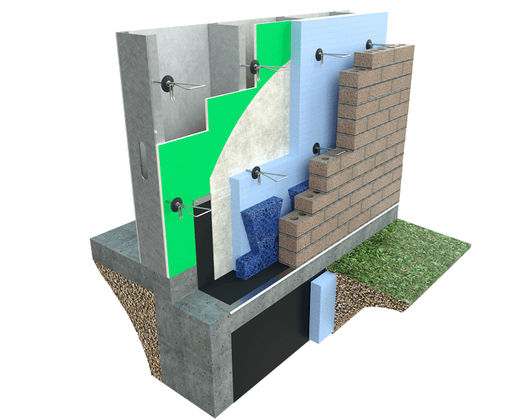 Wirebond SureTie WS Polymer Coated - Concrete/Wood (100/box)